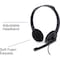 Verbatim Headset, w/Microphone, Stereo, Adj Headband, Black VER70721 - alternate 5